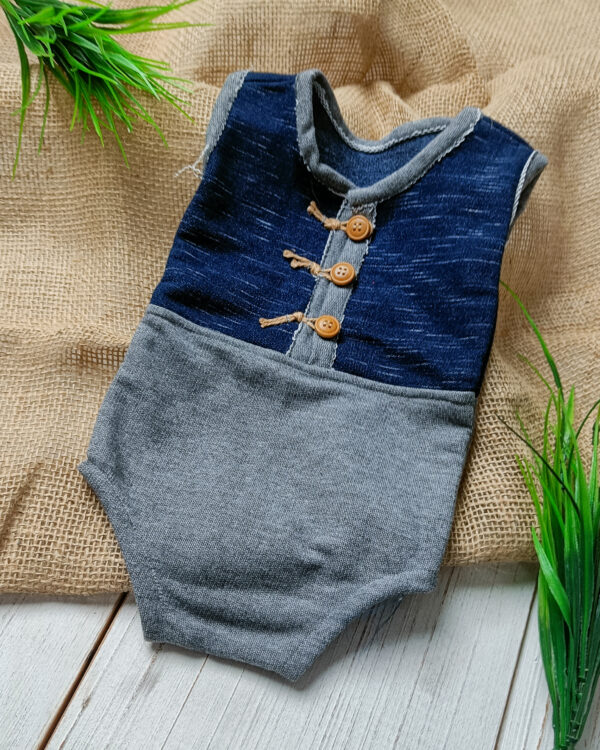 Body Jeans Boy - 3 a 6 meses - Imagem 2