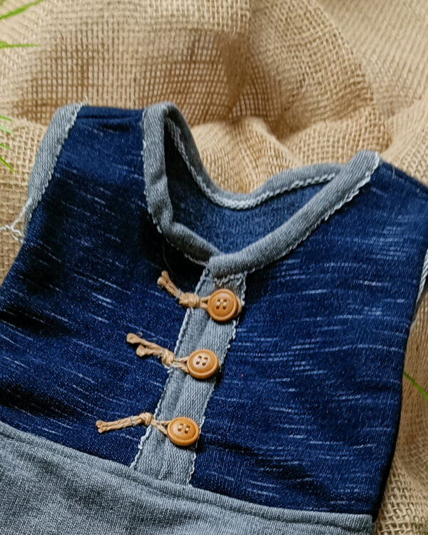 Body Jeans Boy - 3 a 6 meses - Imagem 3