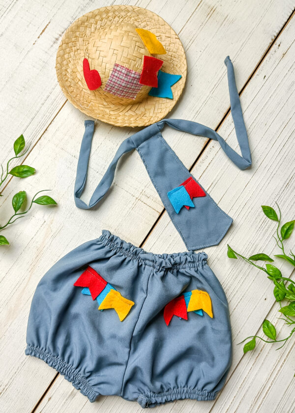 Conjunto Caipira Boy - 1 a 3 meses - Imagem 5