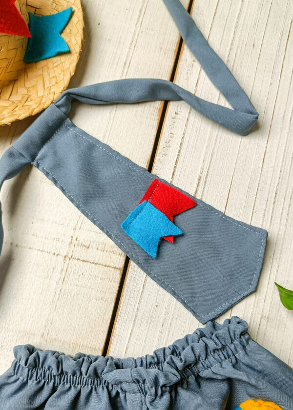 Conjunto Caipira Boy - 1 a 3 meses - Imagem 4