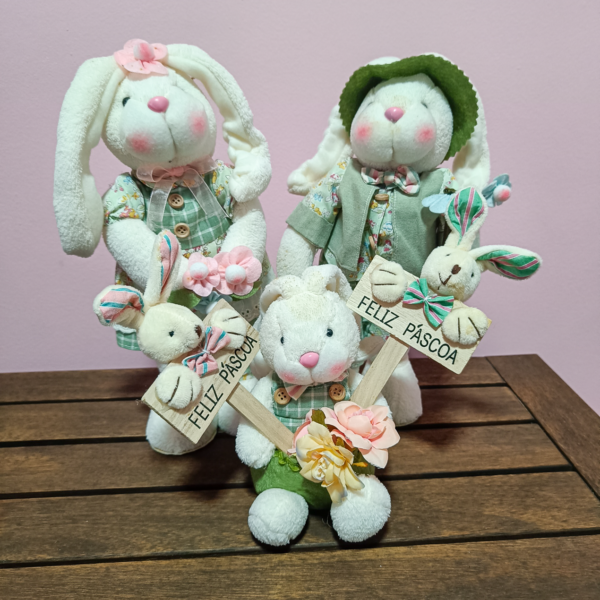 Família Coelho - Decoração de Cenário